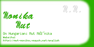 monika mut business card